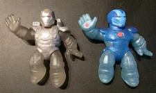 Heroes of Goo Jit Zu – Blue Iron Man & War Machine Stretchy Action Figures 