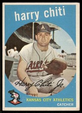 1959 Topps Harry Chiti #79 Kansas City Athletics