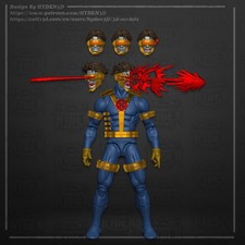 Cyclops Custom Marvel Legends Unpainted 1 12 Kit 3d Printed Only Action Figures