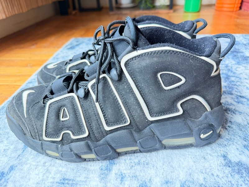 Nike Air More Uptempo Black/White High Top Men's Sneakers 414962-001 (2010)