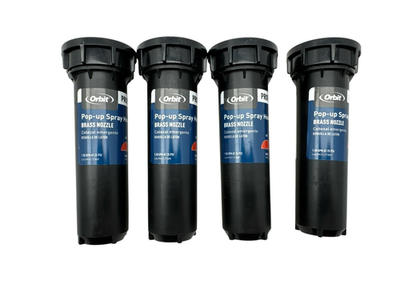 #ad #ad Orbit 4 inch Half Circle Pop Up Sprinkler Brass Nozzle 54520 28rB lot of 4 $19.95