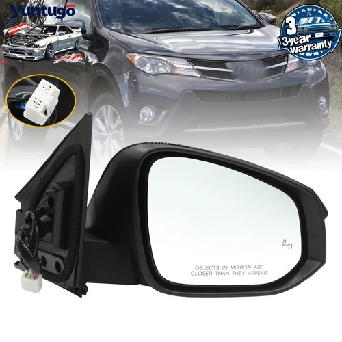 Passenger Side Mirror Power Heated BSD Signal For 2015 - 2018 Toyota RAV 4 Door