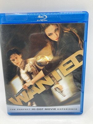 2008 WANTED Blu-ray & Digital Combo, NO DVD - James McAvoy 1 HR 50 Minutes