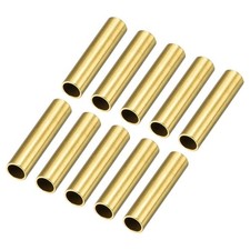 Brass Tube (7mm OD x 0.5mm Wall T x 30mm L) 30Pcs, Craft Tubing