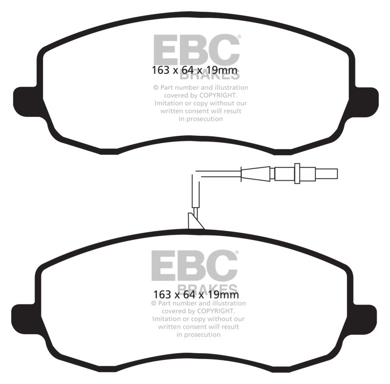 EBC Bluestuff NDX Full Race Brake Pads for McLaren MP4-12C & 570S