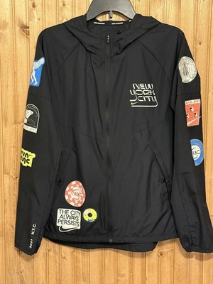 Hooded Nike Repel Miler NYC Unisex Running Jacket-Small Limited Edition 
