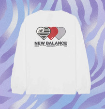 New Balance UNI Valentine Heart Graphic T-Shirts Unisex Casual Top NBNDG2A013