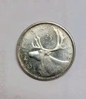 1962 Canada 25 Cents Queen Elizabeth II Silver Quarter Coin 25 Cent 80% Silver