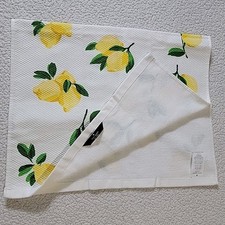 Kate Spade New York Kitchen Tea Towel Make Lemonade White Yellow Lemons