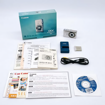 Canon IXY DIGITAL 55 Silver 5.0MP Compact Digital Camera From