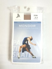 NEW Mondor Evolution Boot Cover Suntan Figure Skating Tights 3338, Size Small