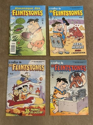 4x Flintstones Feuerstein Comic aus Brasilien Portugiesisch Hanna Barbera Rare!
