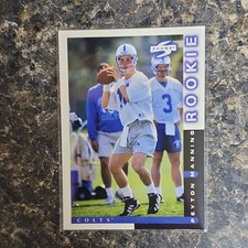 1998 Score Rookie Peyton Manning #233 Indianapolis Colts Football Card. rookie card picture
