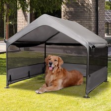 Summertrail Extra Large Dog House Outside, Tent Outdoor, Big Large, Gray