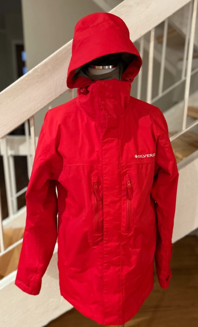Silversea Parka Traveler Expeditions Antarctica Hooded Jacket Red Adult Sz Small