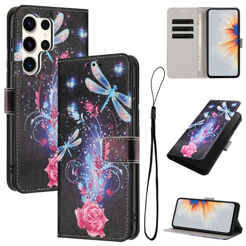 Painted Leather Wallet Case Cover For Samsung S25 S24 S23 S22 S21 S20 Ultra Plus - Picture 18 of 29