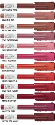MAYBELLINE SuperStay Ink Lippenstift VERSIEGELT - verschiedene Farbtöne