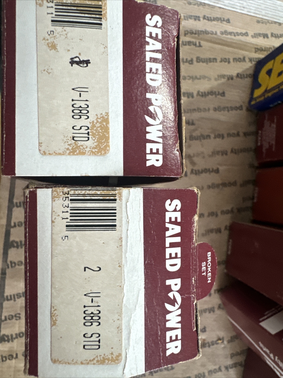 (3) Intake Valve  Sealed Power  V1386 STD QTY 3