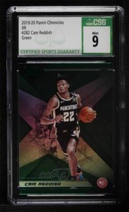 2019 Panini Chronicles Basketball Green Cam Reddish #282 PSA 8.5