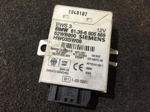 BMW 3-Series 2003 Immobiliser ECU 61356905669, 61.35-6905669  62wb #212682-60