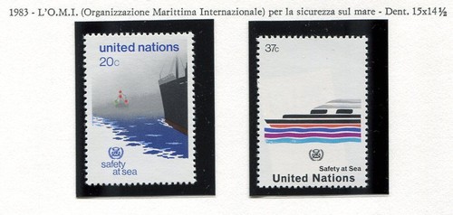 19168). UNITED NATIONS (New York) 1983 MNH** Nuovi** Safety - 第 1/1 張圖片