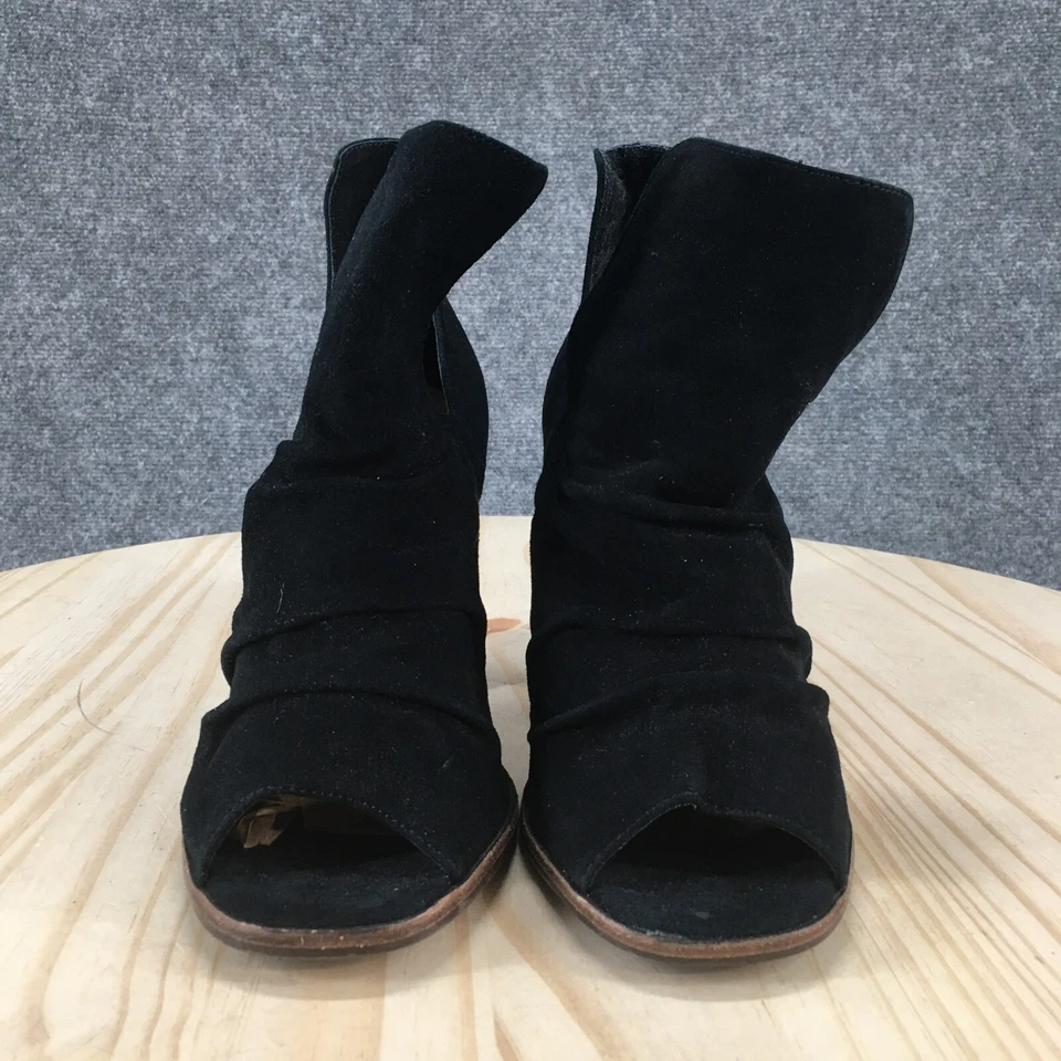 Botas femininas Kristin Cavallari x chinesas de lavanderia 8,5 recortes salto preto - Imagem 4 de 4