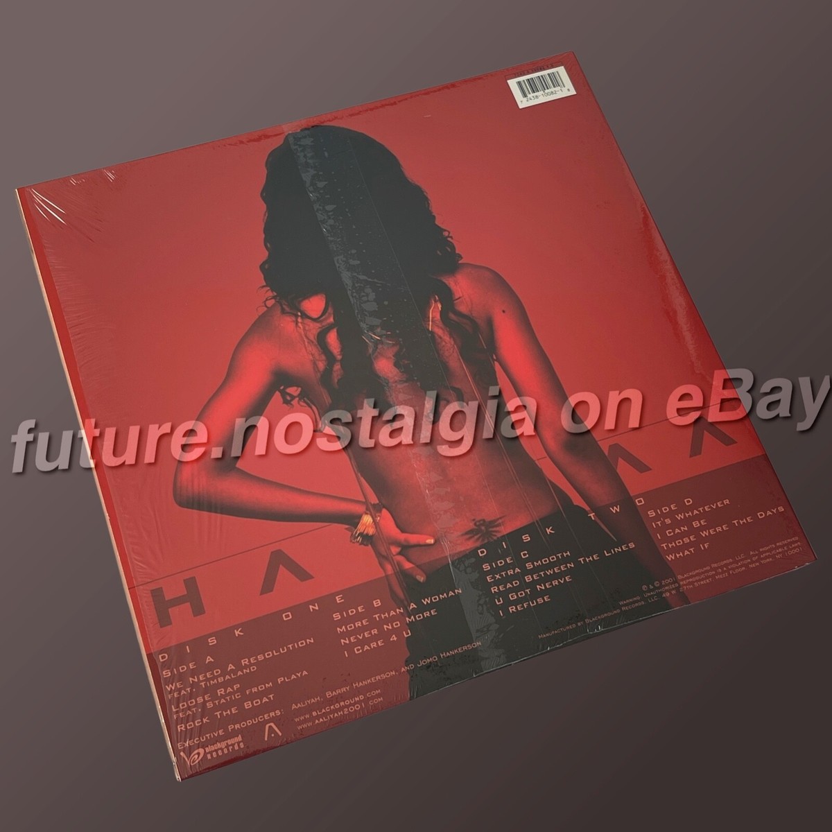 Aaliyah Self Titled 2001 US 1st Press ORIGINAL Vinyl 2LP