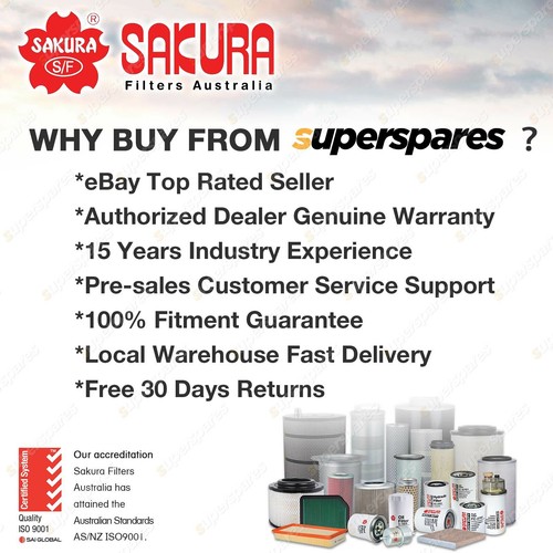 Sakura Air Filter for Daihatsu Charade L251 EJDE 1.0L 3Cyl 07/2003-12/2005 - Picture 2 of 2