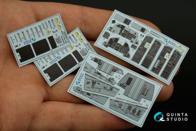 Quinta Studio 1/48 F-15D Coloured Interior Detail Parts for Academy kits
