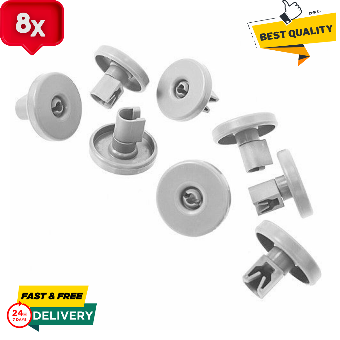 8 Ruote Per Cesto Inferiore Lavastoviglie, Ricambio Ikea Per Modelli DW60 E RDW60, 40 Mm - Foto 2