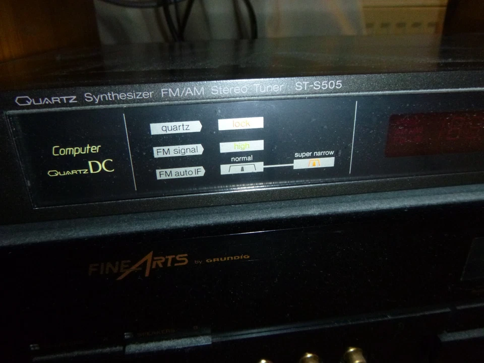 Technics ST-S 505 Quarz Synthesizer FM/AM Digital Tuner , Hifi Klassiker - Bild 2 von 4