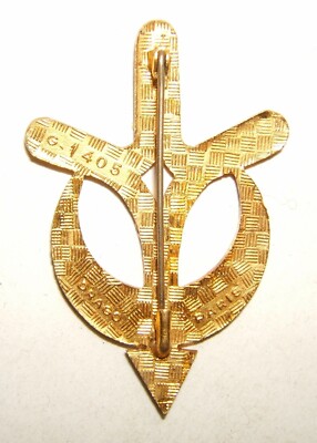 Insigne Militaire Original Algérie - Secteur Aflou Sud Oranais (Drago) - TBE