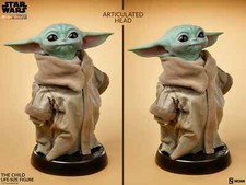 Grogu Baby Yoda Sideshow Toys Life Size Statue Mandalorian
