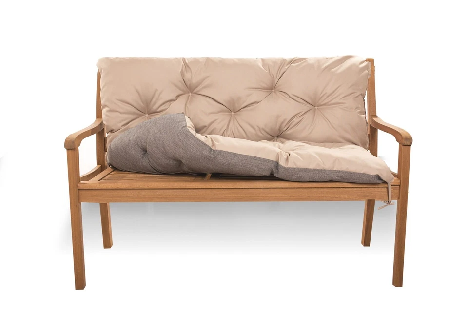 Pour banc de jardin Coussin pour balancelle de jardin 3-2 places, imperméable - Photo 2/4