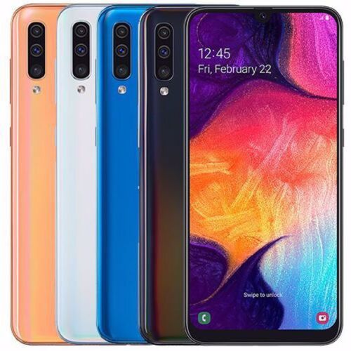 6.4" Samsung Galaxy A50 (2019) Dual SIM 64/128GB Unlocked Android Smartphone - Picture 1 of 9