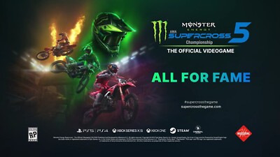 Monster Energy Supercross 5: The Official VideoGame (PS4) New