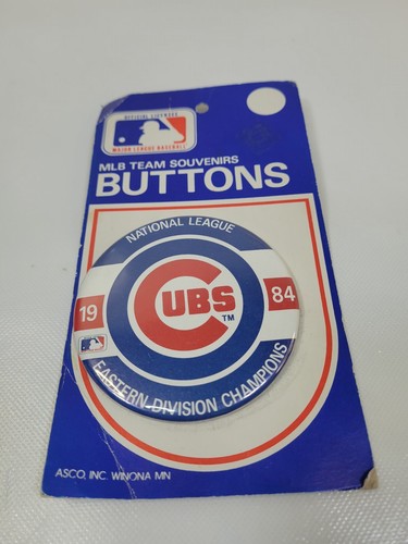 MLB Eastern Division Champions Collectors Pin CHICAGO CUBS 1984 - Picture 2 of 3