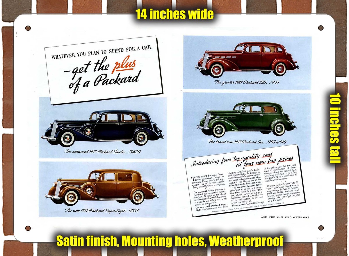 Metal Sign - 1937 Packard Vintage Ad 01 | eBay