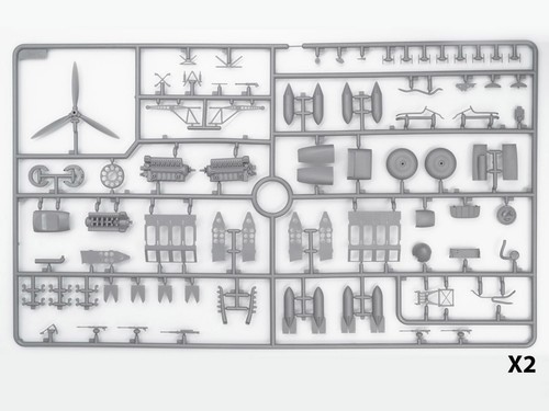 ICM 48266 Plastic model kit aircraft 1:48 He 111H-3 Romanian AF, WWII Bomber - Picture 6 of 24