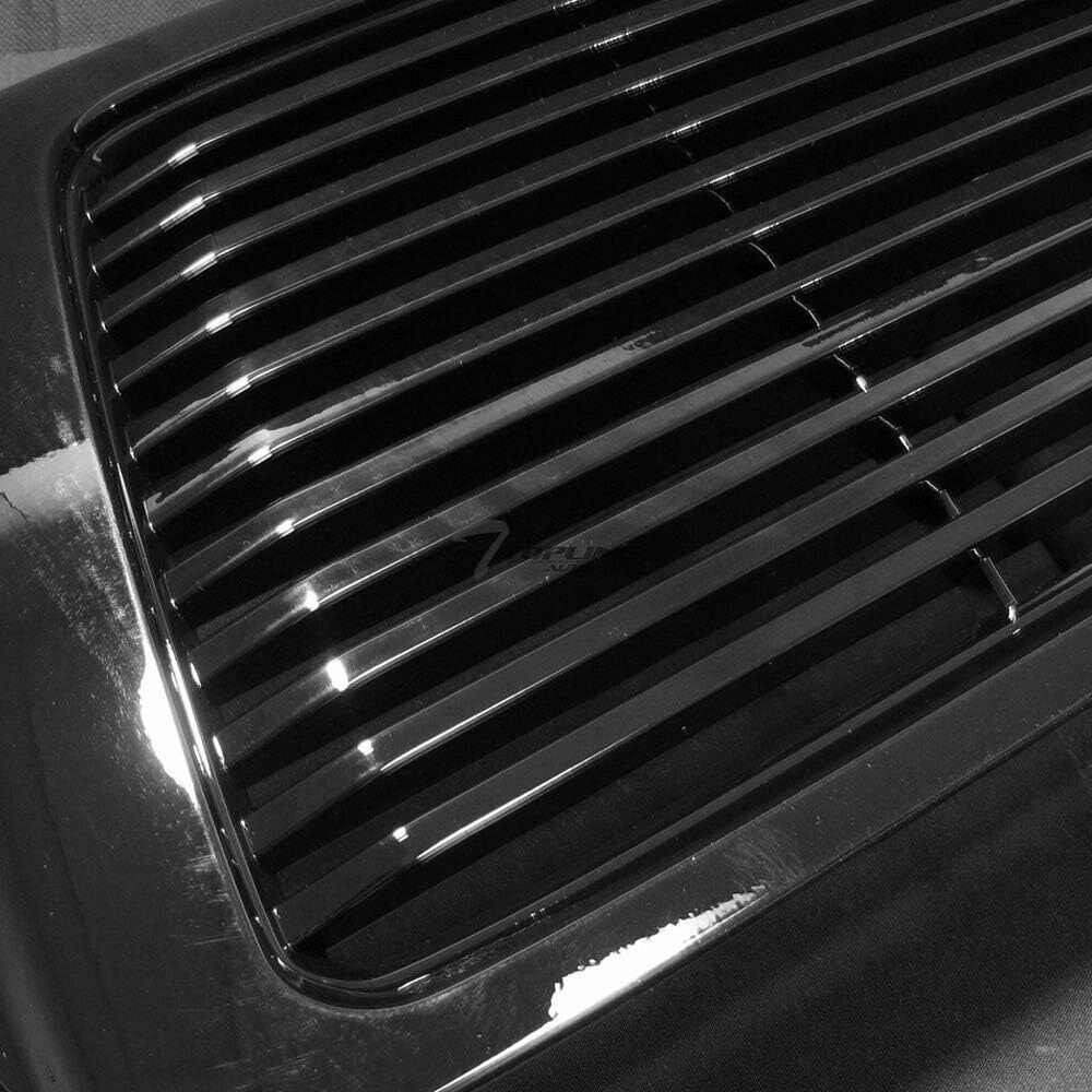 Glossy Black Front Grill Horizontal Billet Complete For 2005-2011 Toyota Tacoma