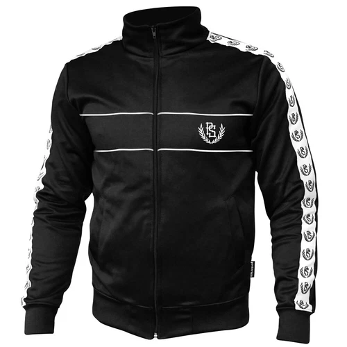 PRETORIAN Sweatshirt ZIP Polyester Oldschool Hooligans Casual Black Logo Line