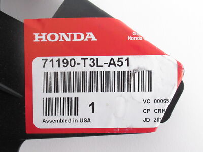 Genuine OEM Honda 71190-T3L-A51 Driver Front Bumper Bracket 2016