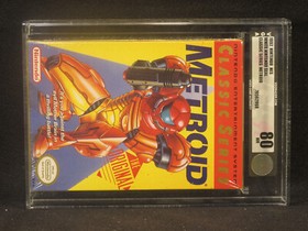 Nintendo NES Metroid Classic Series NIB Brand New in Box VGA 80 Near-Mint RARE