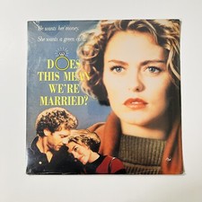 Does This Mean We  re Married  Laserdisc, 1990, New Line Sealed Promo 