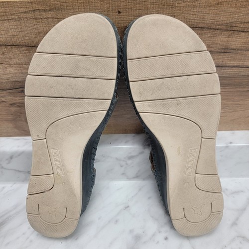 Women's Sz 41 US 10.5-11 Pikolinos Altea Leather Sandals Gray - Picture 9 of 12