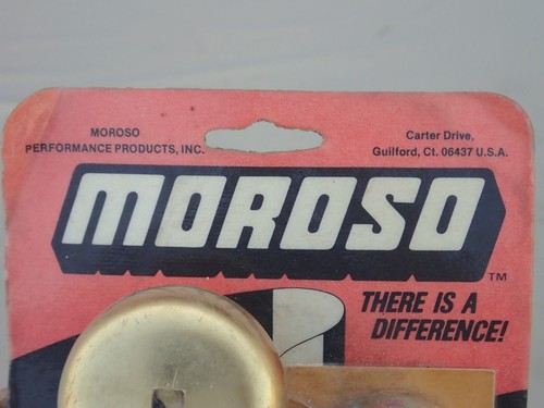 NOS Vintage Moroso Gold Anodized Aluminum Valve Cover Breathers Day 2 Muscle Car - Picture 10 of 16