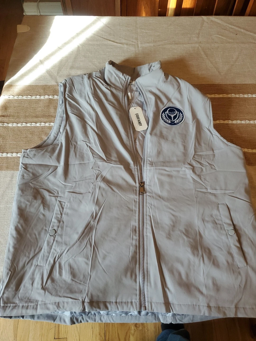 Coofandy Golf Vest NWT XL Grey