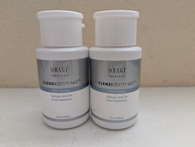 2 Pack! Obagi Clenziderm M.D. Pore Therapy, 5 fl oz/148 ml. Skin Treatment