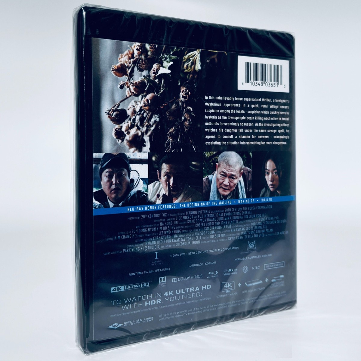 The Wailing 4K Ultra HD Korean Horror Blu-ray Well Go USA Na Hong