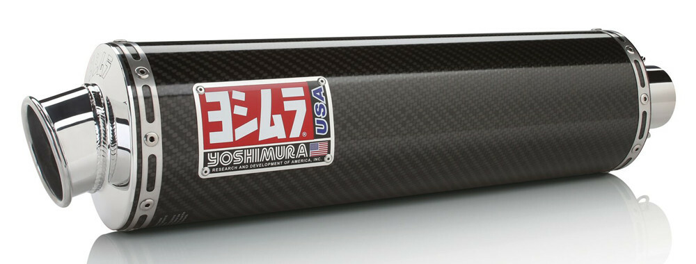 Yoshimura RS-3 Series Dual Slip-On Muffler Exhaust - Carbon